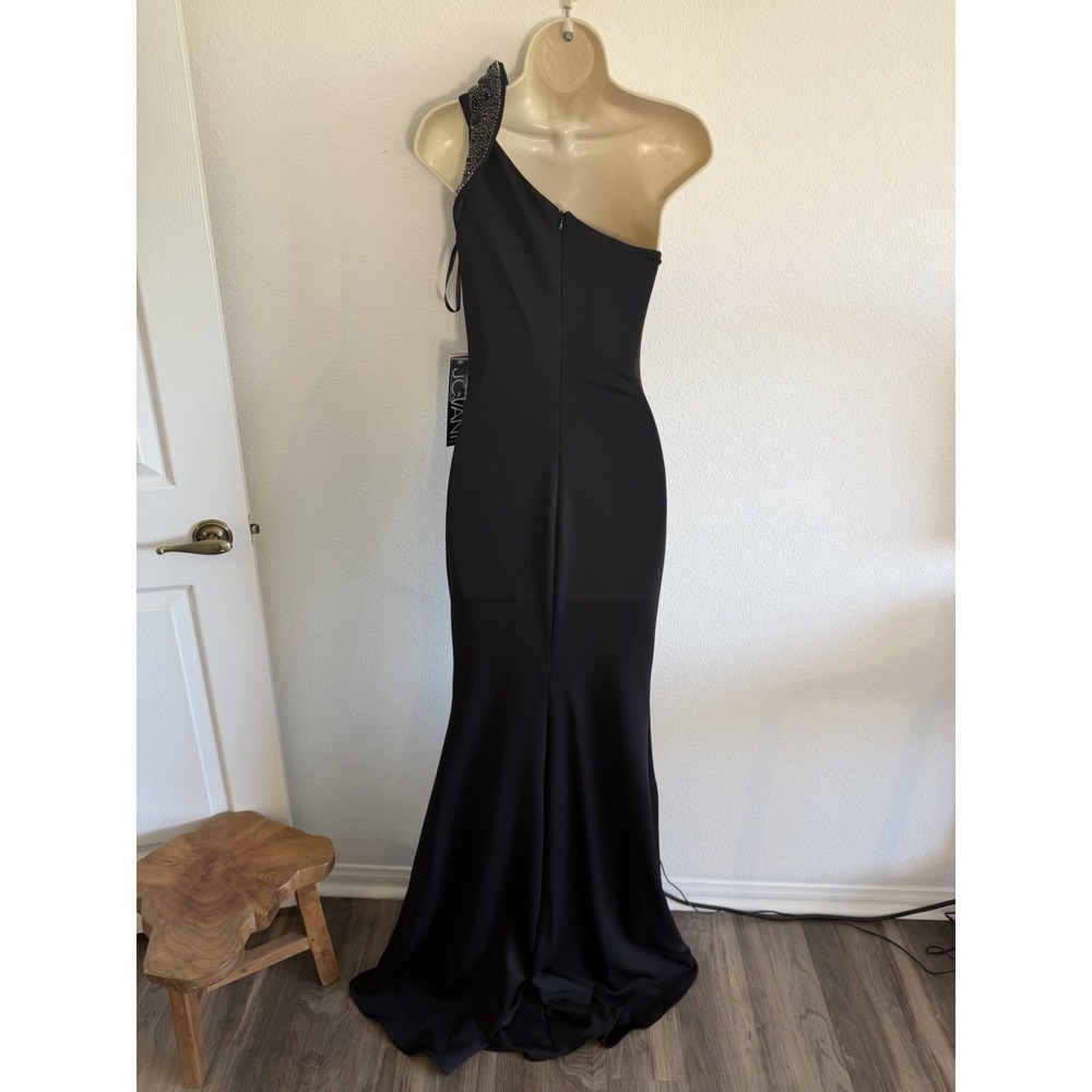 Jovani Gown NWT Sz 6 One Shoulder Beaded Mermaid Prom Guest Pageant Formal Gala - Picture 10 of 10